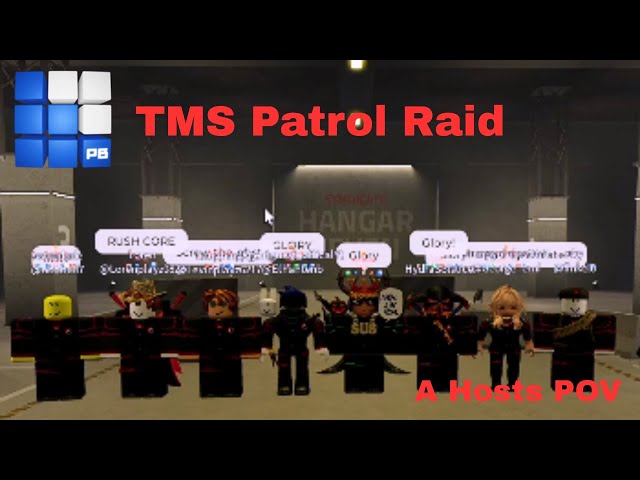 TMS Patrol Raid Host POV | Roblox Pinewood Computer Core