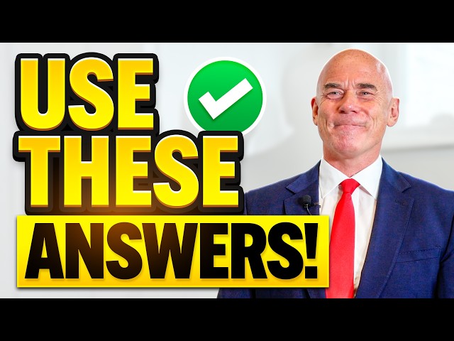 16 INTERVIEW QUESTIONS & ANSWERS! (How to PASS Your Job Interview in 2026) USE THESE ANSWERS!