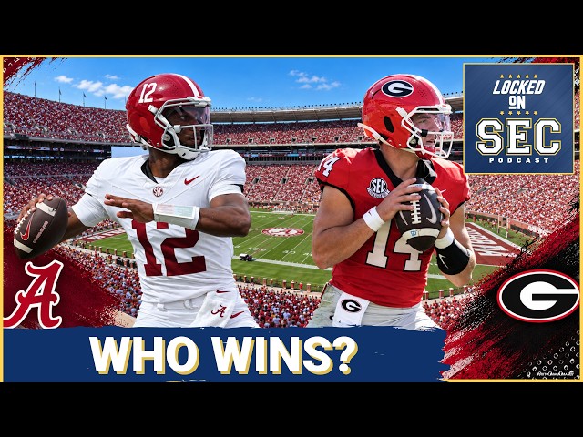 NO EXCUSES: Georgia vs Alabama to BATTLE Through Weather - Who Has the Edge in Russell vs Stockton?