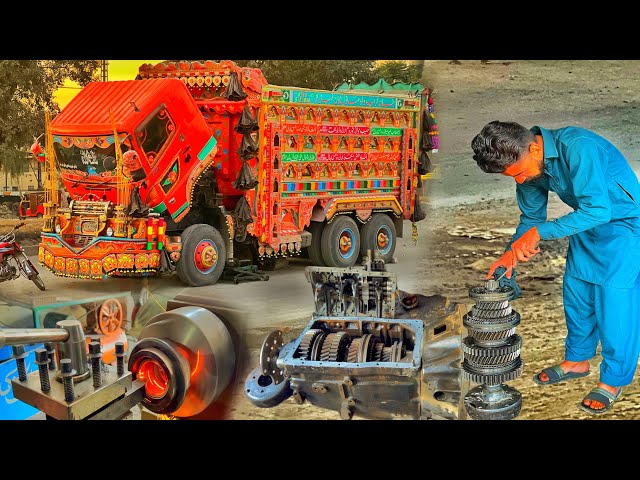 Dumper Gearbox Damaged In Middle Of The Road | Bearing & Gear Gerari Change Full Process