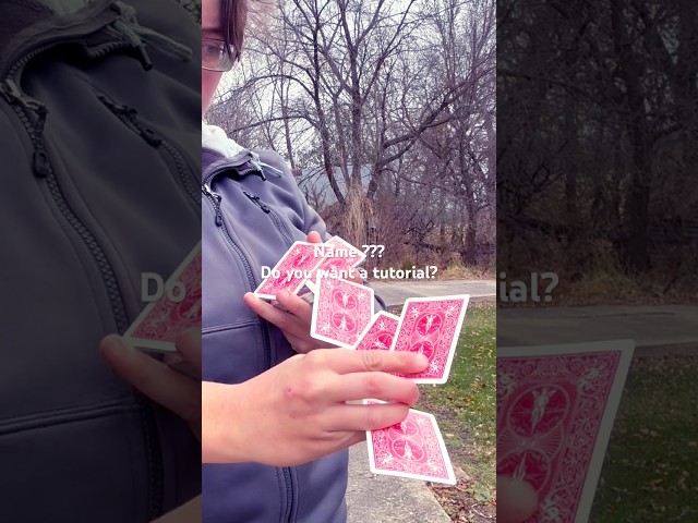 Cardistry journey move #cardcreations #cards #carddeck