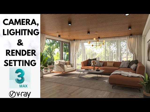 Realsitic camera, lighting and render setting | how to  make realistic renders | #3dsmax 33#vray