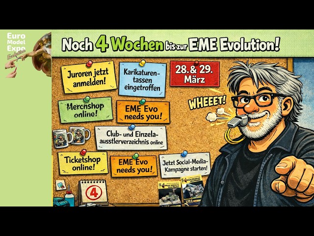 4 Weeks to go to Euro Model Expo Evolution 2026