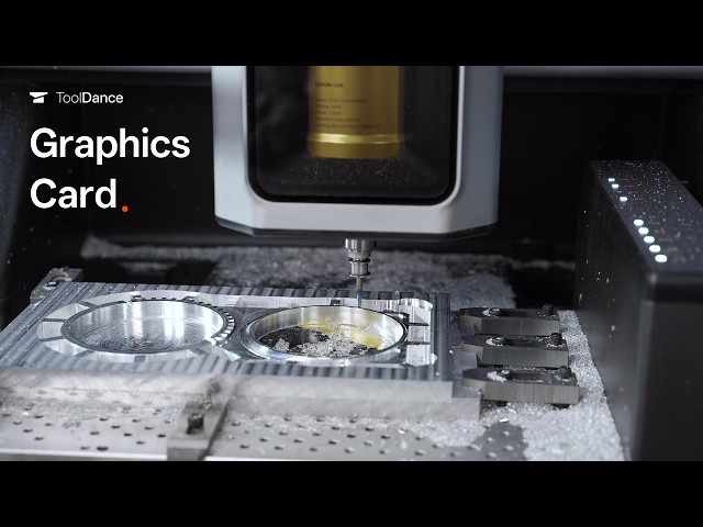 Aluminum Graphics Card CNC Machining | ToolDance X1