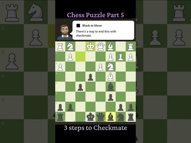 Chess Puzzle Part 5 #chess #gaming