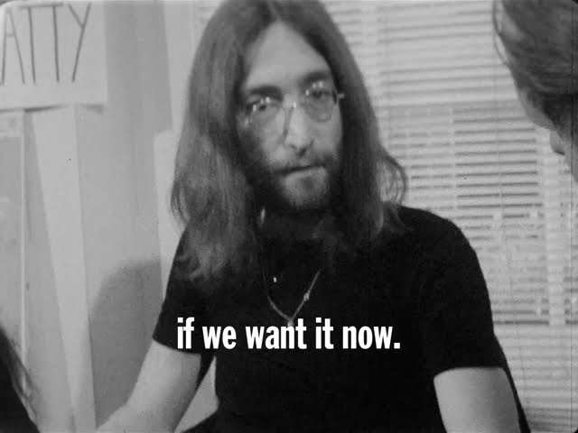 We can get peace now if we want it now. All we have to do is awaken the power in the people.