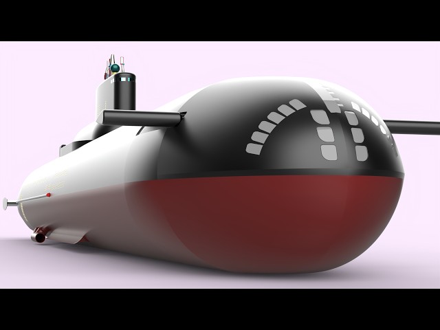 Inside the World's Largest Nuclear Submarine : The Typhoon-Class Submarine | 3D Animation