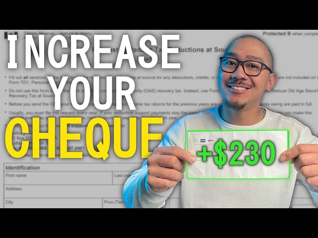 How To Increase Your Paycheque | T1213 Request To Reduce Tax Deductions At Source
