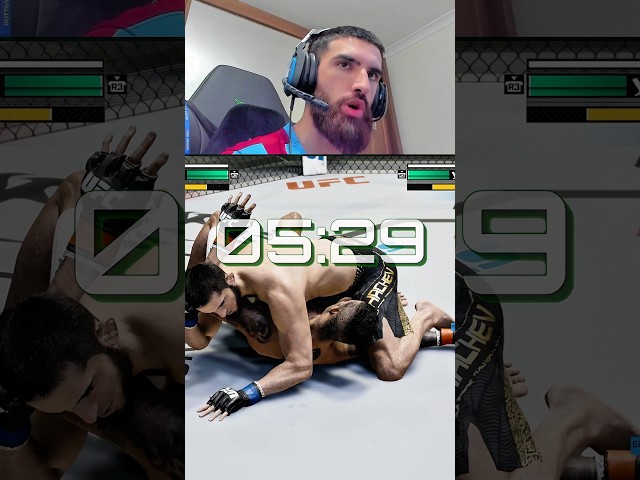Win by Control Time Only With Islam Makhachev #ufc #gaming #ufc6