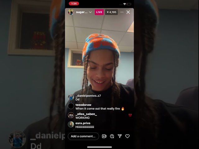 Sugarhill Ddot Previews New Music On Live🔥