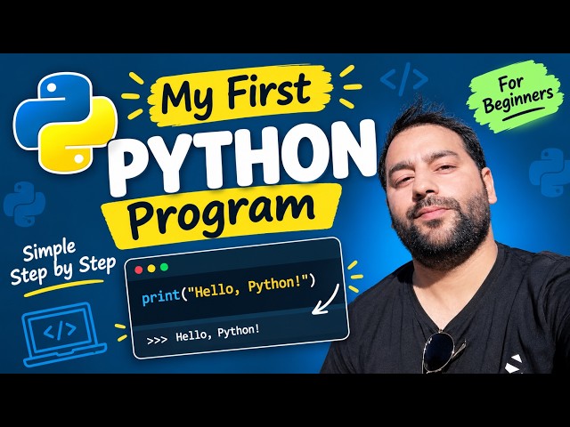My First Python Program | Python for Beginners | Grade 9 & 10