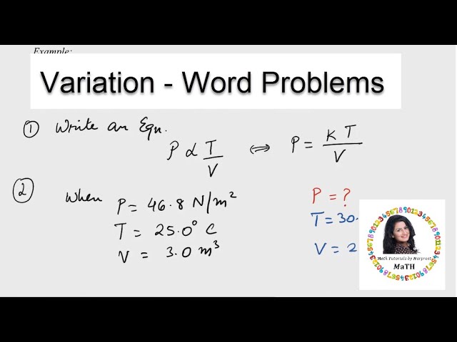 How to Solve Variation Problems - Examples