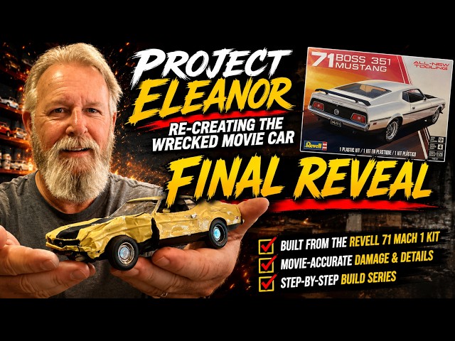 Building the Wrecked Version of the Original Eleanor Mustang From Gone In 60 Seconds 'The Reveal'