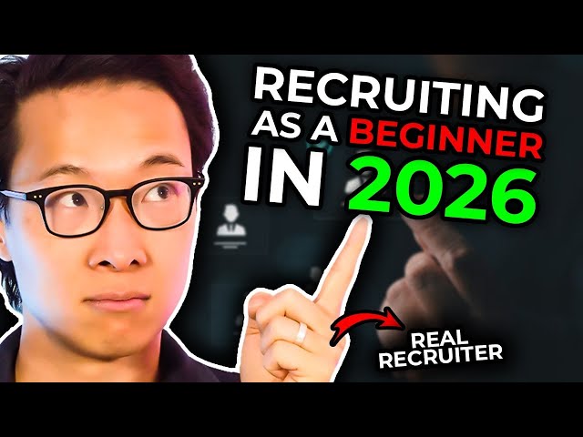 How to be a Recruiter with No Experience in 2026 !!