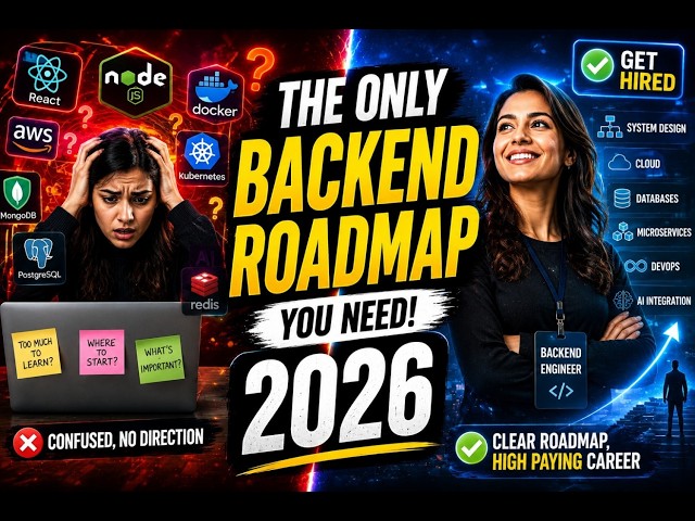 Backend Developer Roadmap 2026: Everything You Need. Most Backend Developers Learn the Wrong Things