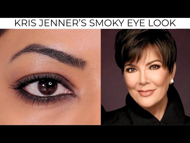 KRIS JENNER's Signature Smoky Eye (for HOODED eyes)