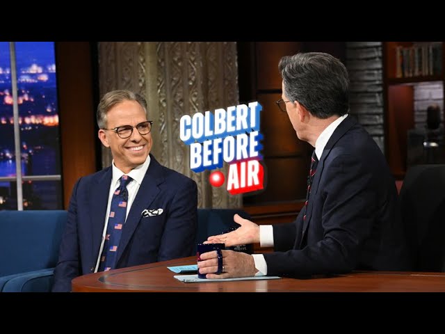 Colbert Before Air: Colbert and Tapper Look Back on Friendship, Tough Times, and Big Career Moments