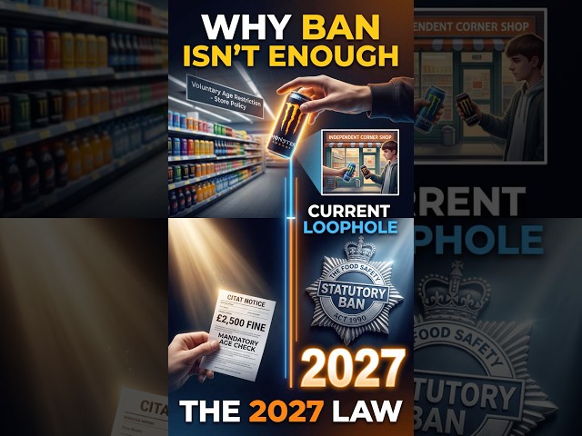 Why Supermarket Energy Drink Bans Aren't Enough – The 2027 Law Explained