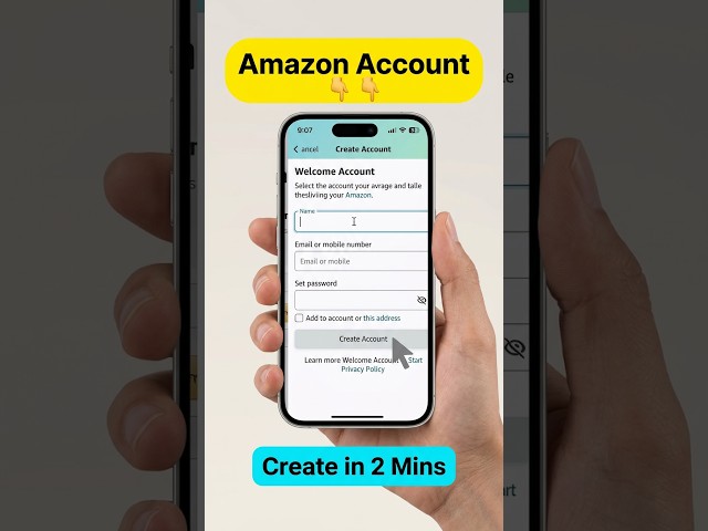 How to create amazon account | amzon account kaise banye #amazon #amazongreatindianfestival2026 #mfr