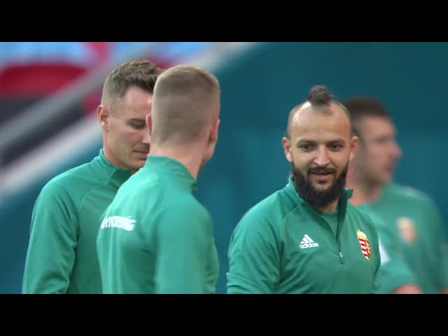 Hungary Players Train Ahead Of Portugal Clash - Hungary v Portugal - Euro 2020