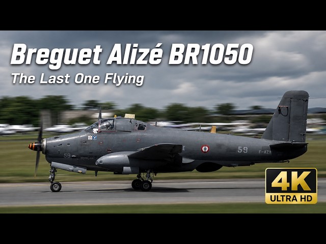 Breguet Alizé BR1050 . The Last One  Flying