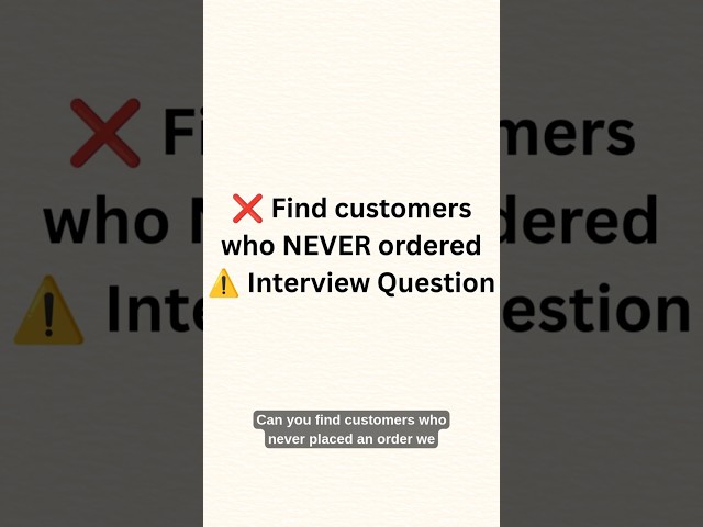 🔥 SQL Interview Series #1 | 90% Candidates Fail This Question!