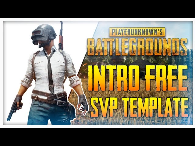 PUBG free intro template 2020 | SVP