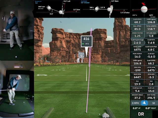 At Home Golf Swing Setup with OBS, GSPro and Kinovea