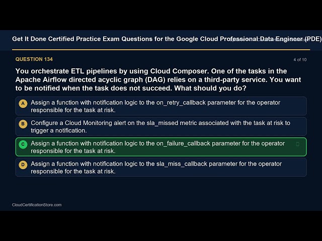 Get It Done Certified Google Cloud Pro Data Engineer (PDE) | Exam Q&A | Episode 14 (Q131-140)