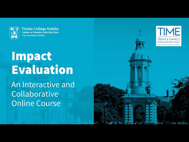 Impact Evaluation Methods: An Interactive and Collaborative Online Course