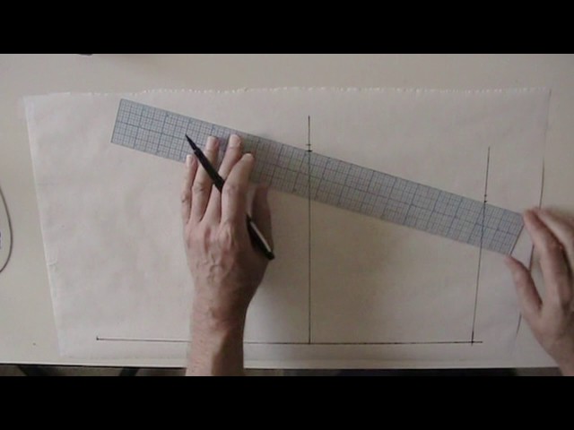 Drafting Fitted Bodice Sloper - Professional Method, Part 1