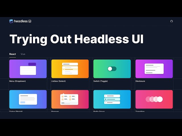 Using Tailwind CSS's Headless UI for React