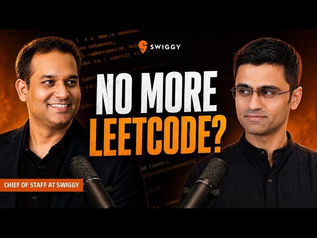 Swiggy Stopped Using LeetCode for AI Hiring?! | Swiggy AI Podcast