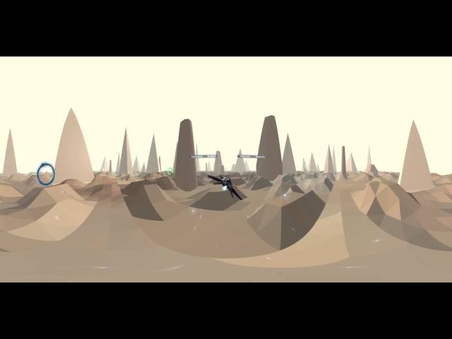 Poly Runner VR (360) - 60 FPS Captured in Unity3D w/ 360 VR Camera Capture Rig