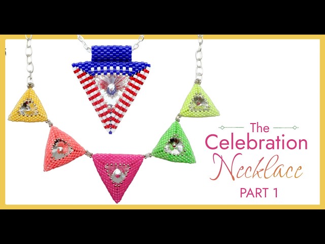 Celebration Pendant Tutorial | Easy Rivoli Bezel Project | Celebration Necklace Part 1