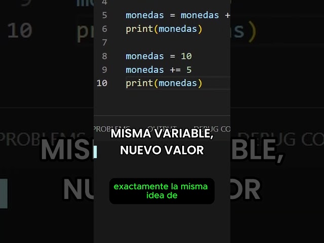 ¿Qué hace += en Python? Menos código, misma operación #Shorts