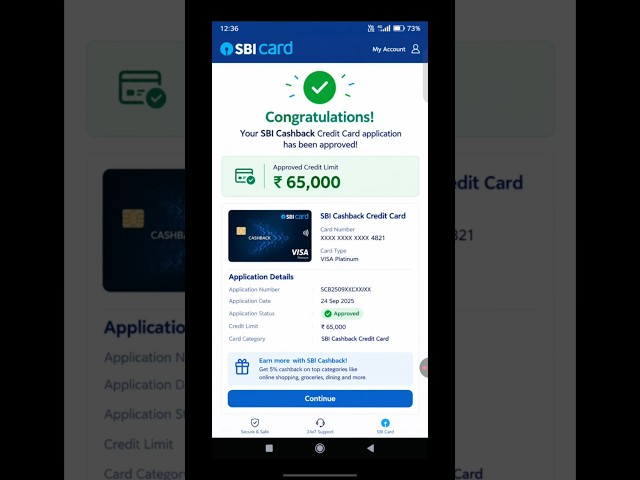 How to Apply for SBI Cashback Credit Card | SBI Cashback Card 2026 #shorts