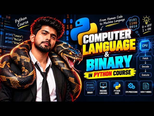 Computer Language & Binary Explained | How Computers Understand 0 & 1 | Python Course | Codixo #02