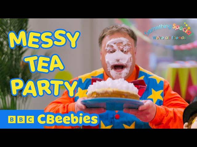 Mr Tumble’s Tea Party Trouble with Lord Monkey | CBeebies