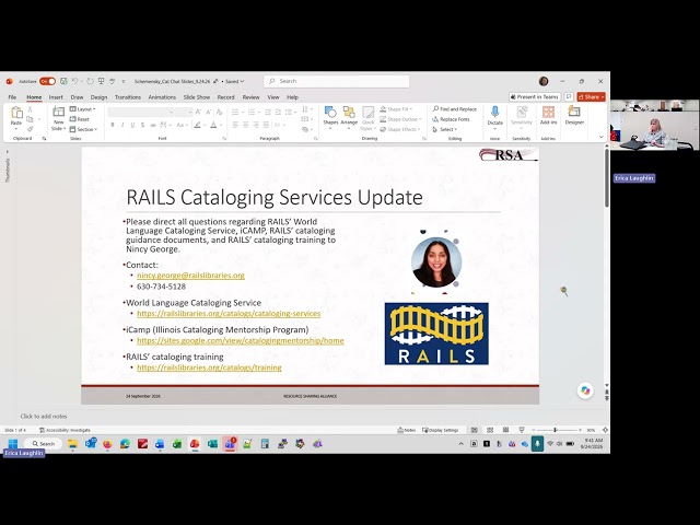 RSA Cataloging Chat 2026-09-24 Meeting Recording