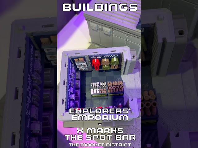 Explorers' Emporium & X Marks the Spot Bar | Tabletop Terrain | Gridforge | Buildings