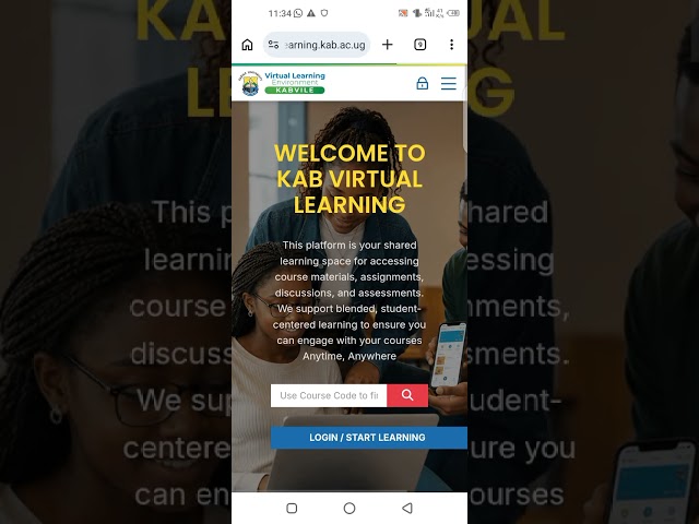 How to submit assignment on the e-learning platform using mobile phones.
