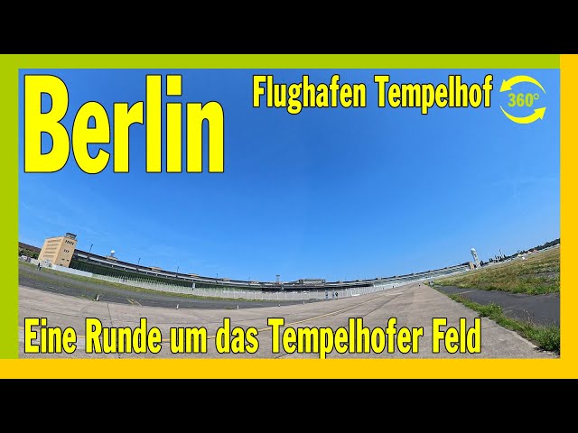 Eine Runde um das Tempelhofer Feld - Flughafen Tempelhof. Länge 6,218 Kilometer,  - Insta360 X5 - 8K