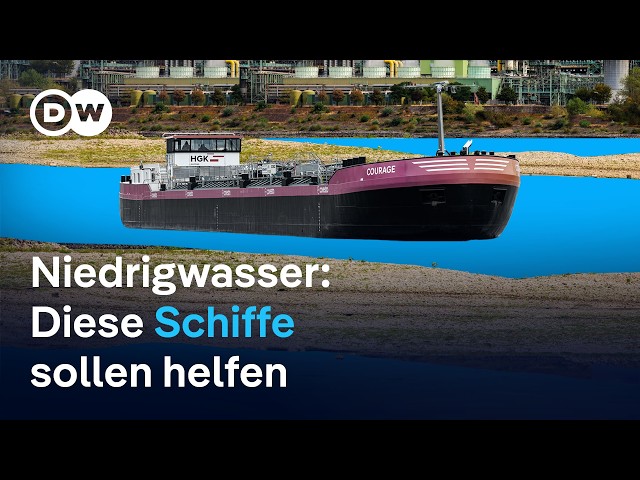 Trockener Rhein: Können Niedrigwasserschiffe helfen?