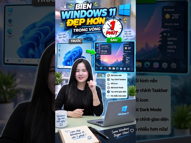 Is your default Windows 11 boring? Make it look better in 1 minute
