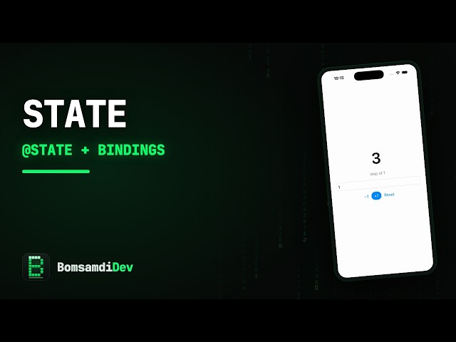 State and Bindings — SwiftUI for Beginners