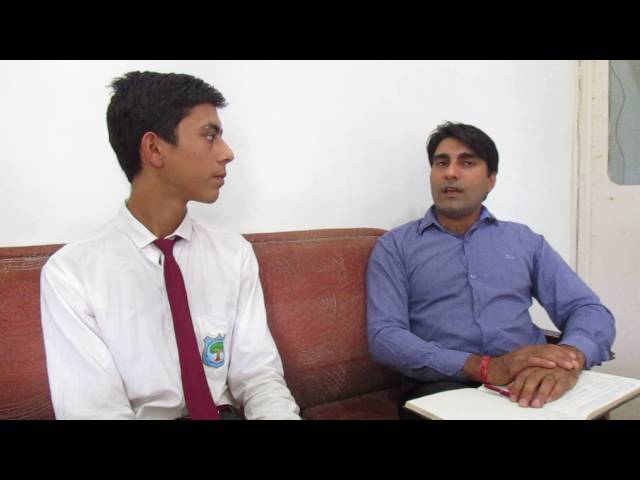 Talk With Abhishak Sharma | Seedling Public School | 2nd Position 10th Class| 595/700