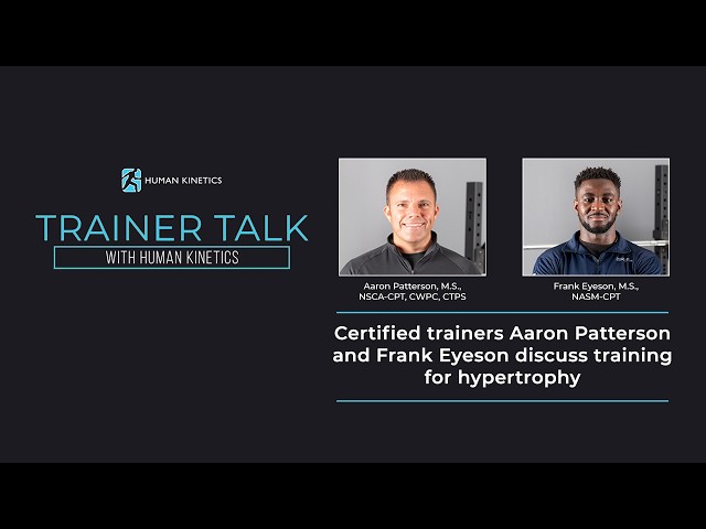 Training for Hypertrophy