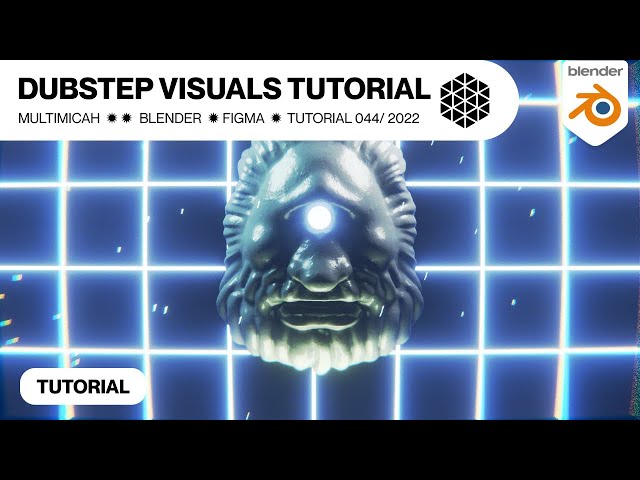create heavy dubstep concert visuals with blender 3.1