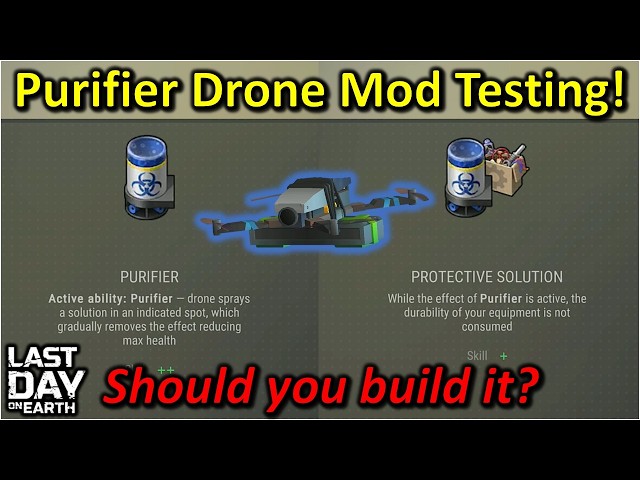 The Purifier Drone Mod got Fixed / Changed! - Should you build it? - Drone Mod Testing [LDoE]